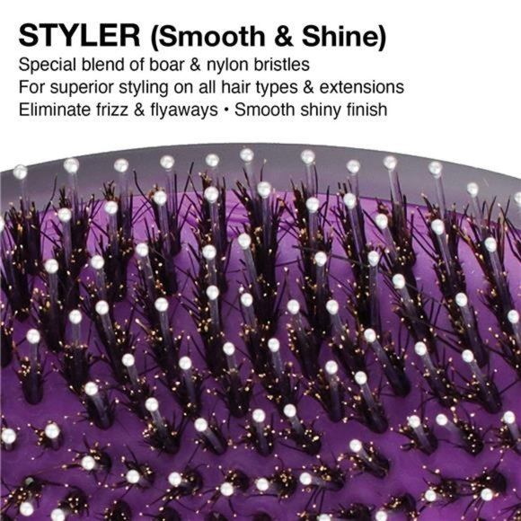 Brush Detangler,removable cushion for easycleaning,scalphugging for scalpmassage - Picture 3 of 6